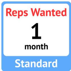 Reps Wanted Online Ad - Standard - 1 Month